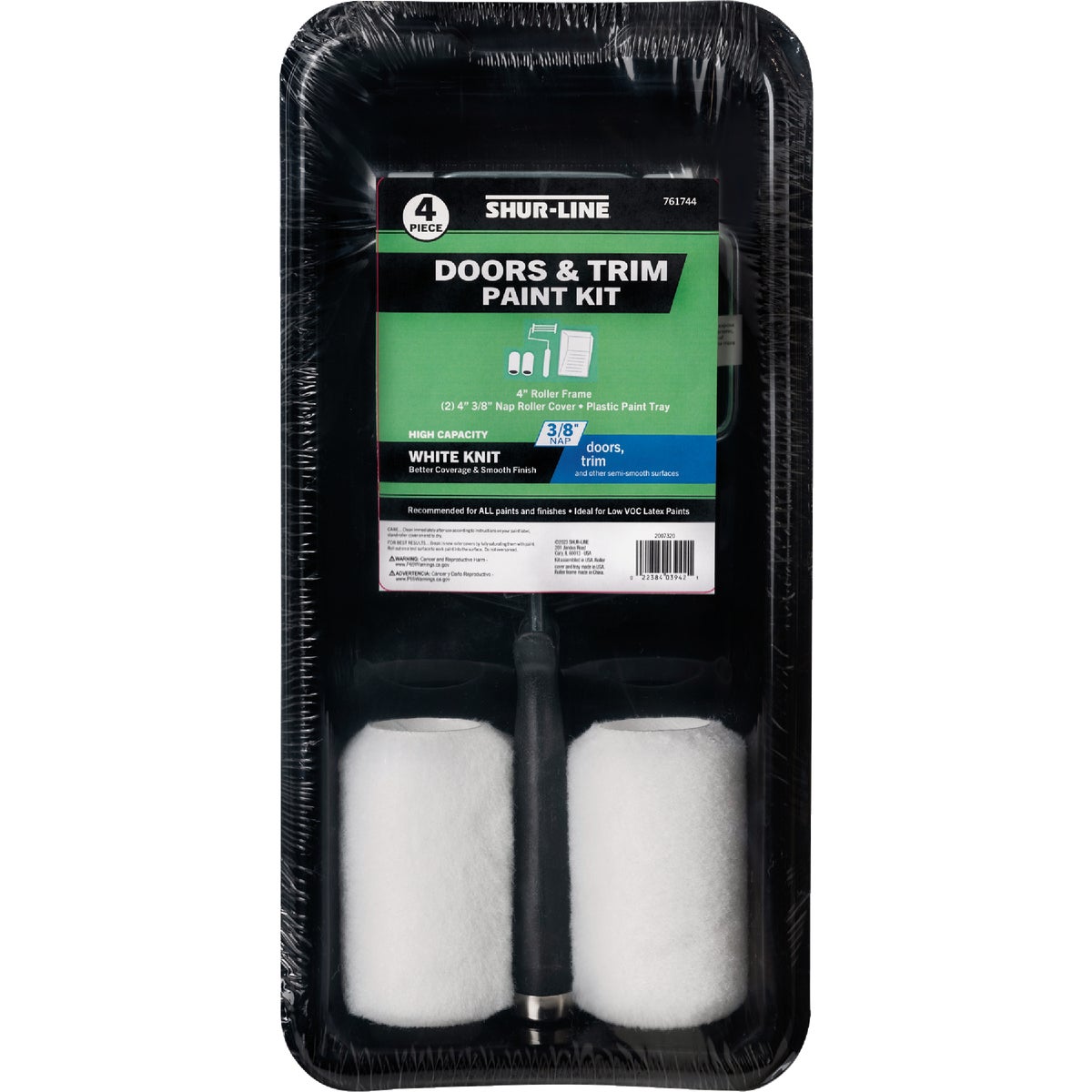 SHUR-LINE 4 in. 4-Piece Premium Trim Paint Roller Set