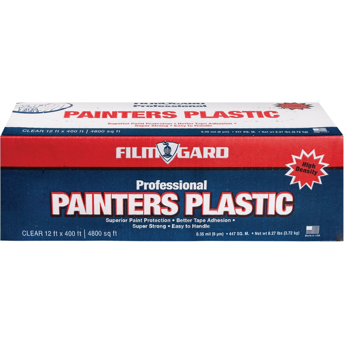 Film-Gard 9 Ft. x 400 Ft. High-Density Pro Painter's Plastic Film Image 1