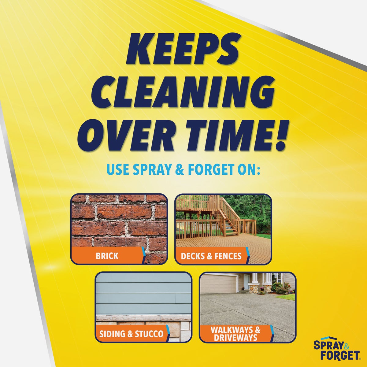 Spray & Forget 32 Oz. Hose End Sprayer House & Deck Outdoor Cleaner Image 3