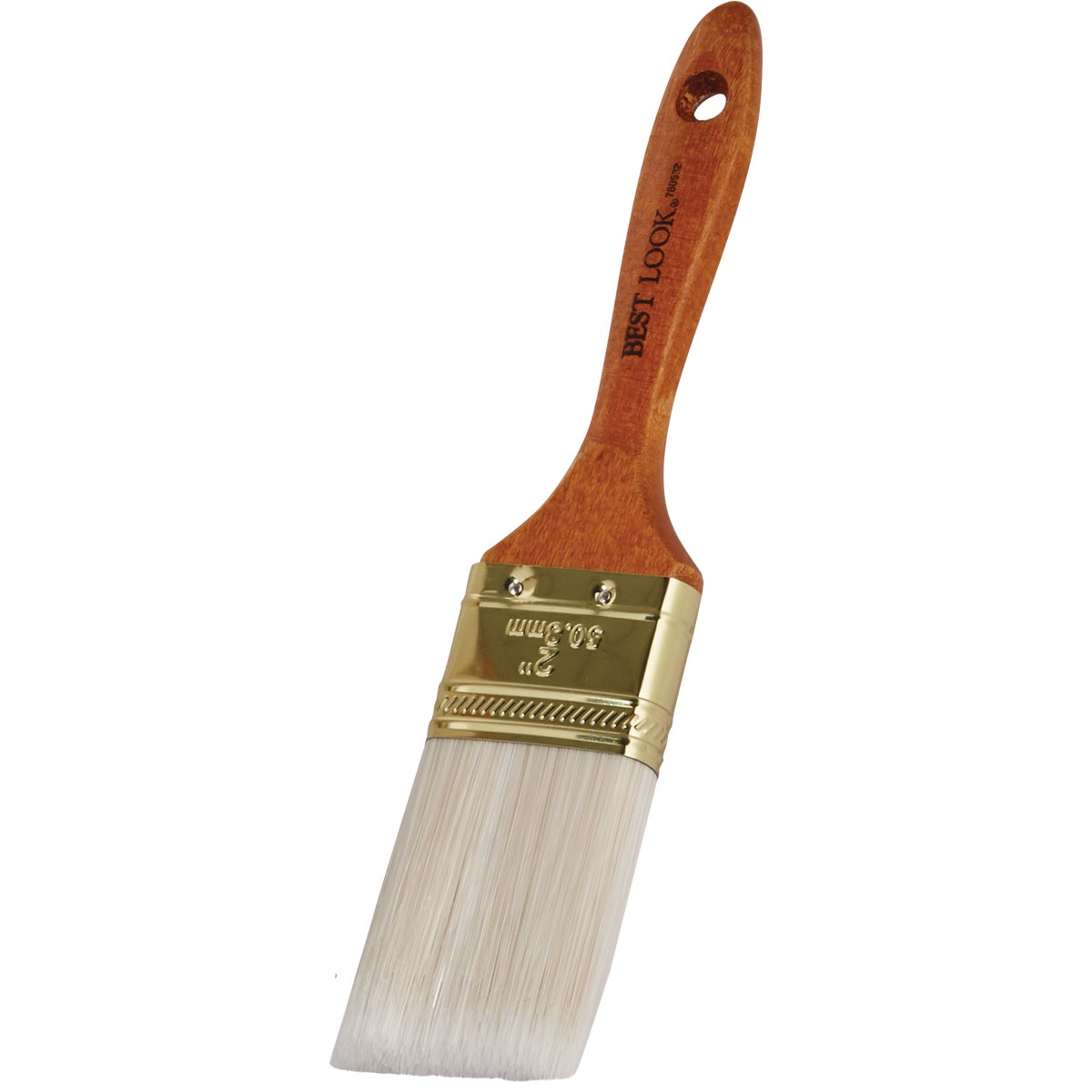 Best Look General Purpose 2 In. Flat Polyester Paint Brush Image 3