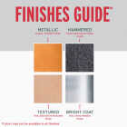 Rust-Oleum Stops Rust Gray Metallic 12 Oz. Hammered Finish Spray Paint Image 7