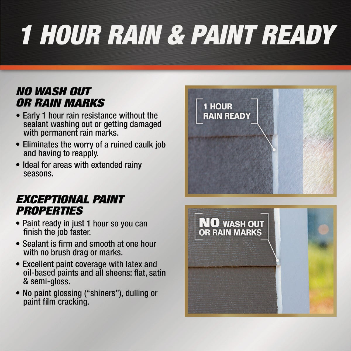 Dap Dynaflex Ultra 5.5 Oz. Clear Advanced Exterior Sealant for Window, Door & Siding Image 3