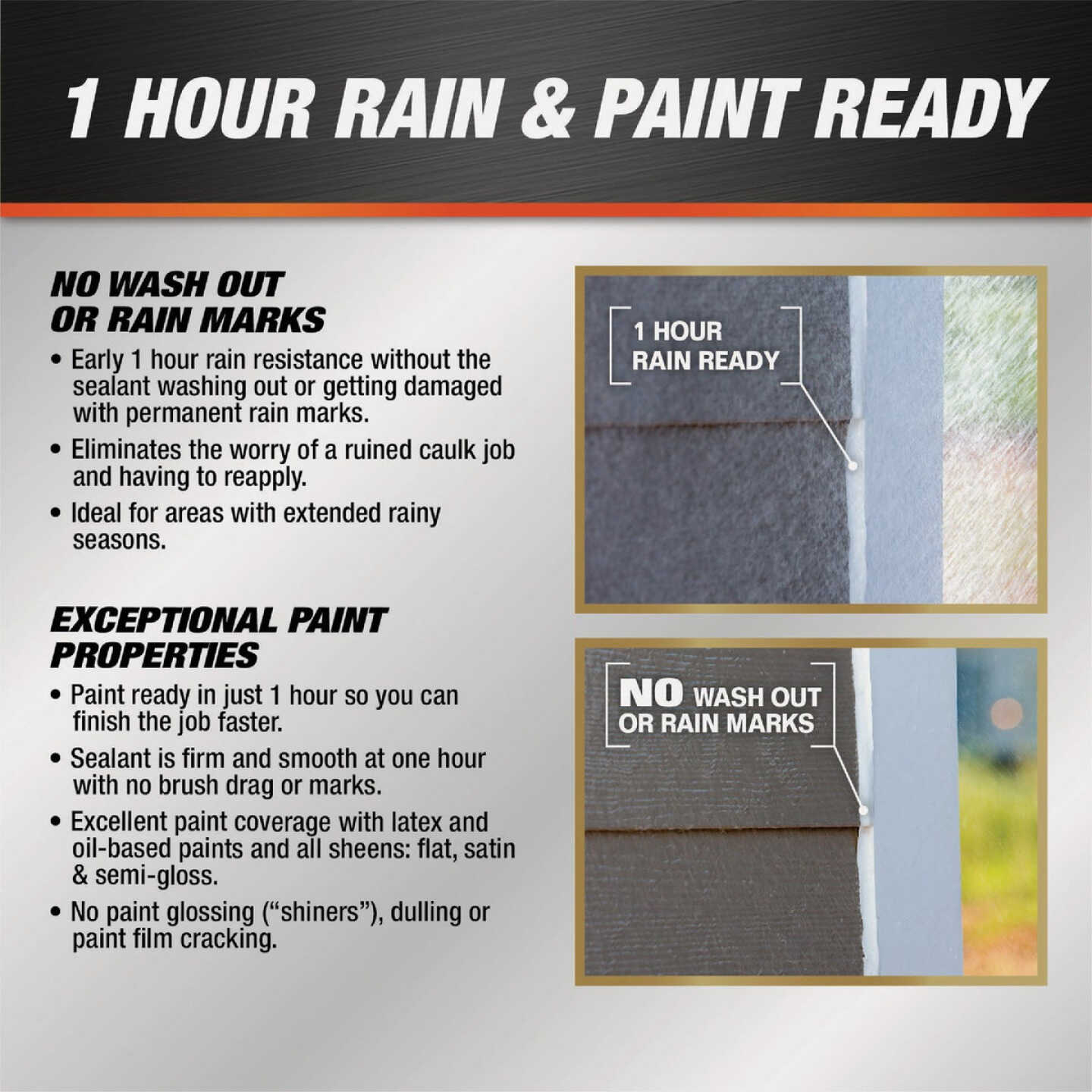 Dap Dynaflex Ultra 5.5 Oz. Clear Advanced Exterior Sealant for Window, Door & Siding Image 3