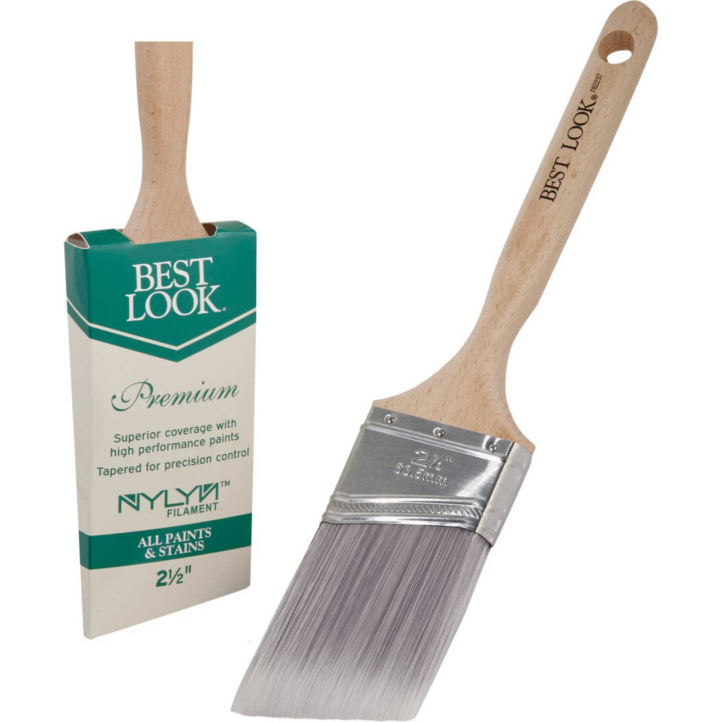 Best Look Premium 2.5 In. Angle Nylyn Paint Brush Image 1
