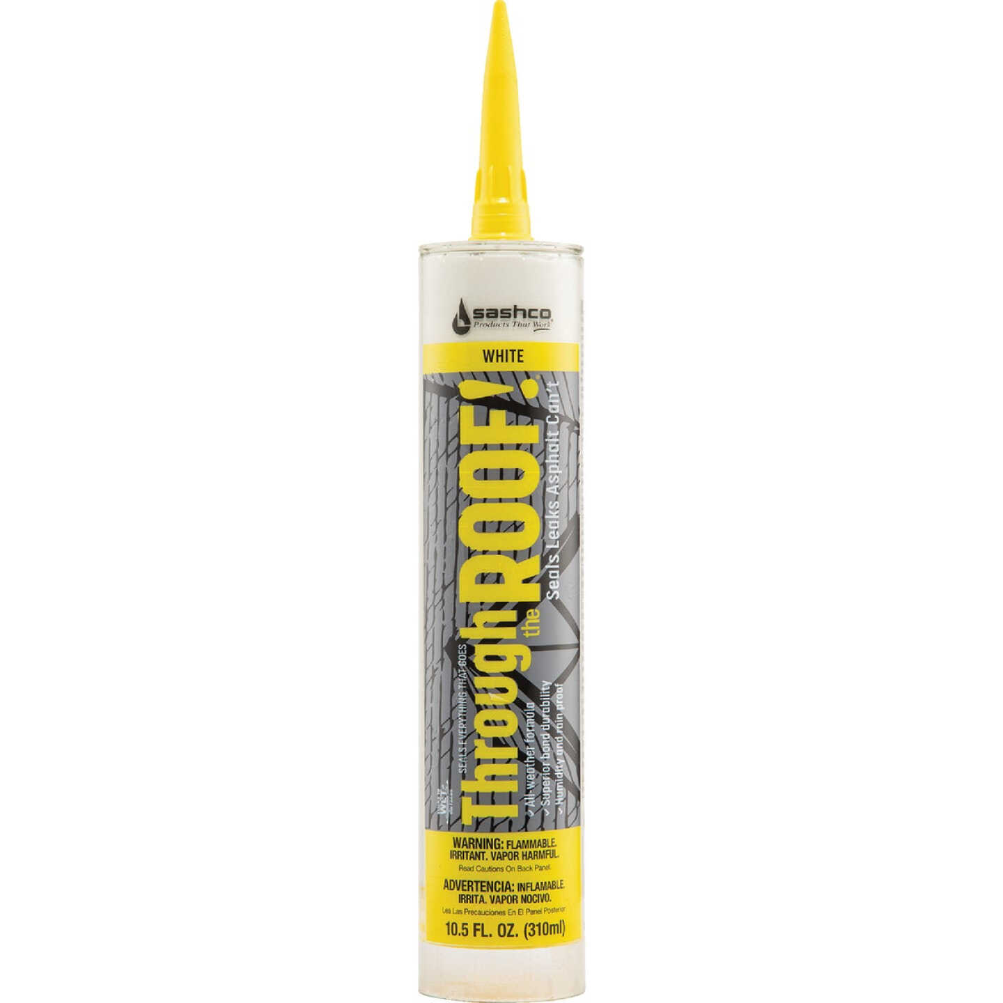 Through the Roof! 10.5 Oz. White Low VOC Roof Sealant Image 1