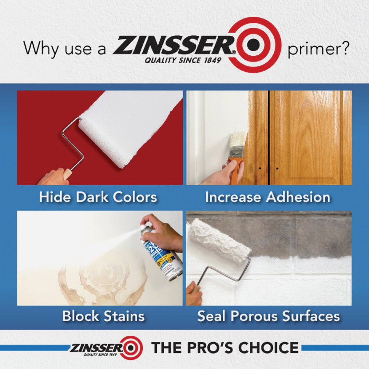 Zinsser Water Base Low Odor Drywall Sealer, 1 Gal. Image 2