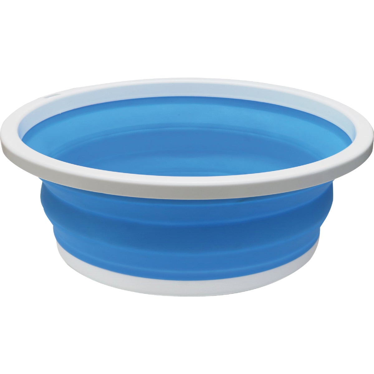 Coghlans 9 L. Blue & White Plastic Collapsible Sink Image 4