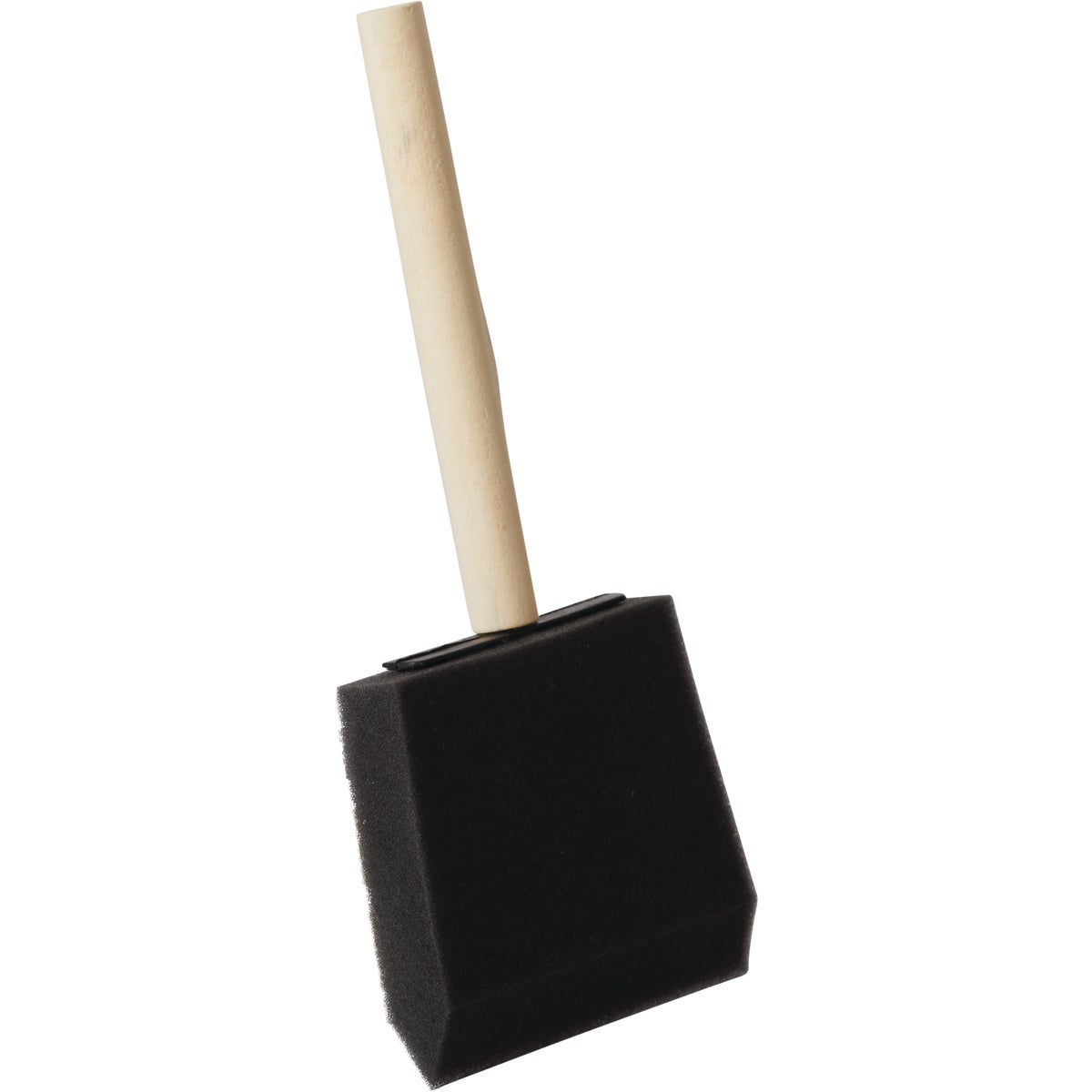 Linzer Project Select 3 In. High Density Closed Cell Foam Brush with Wood Peg Handle Image 3