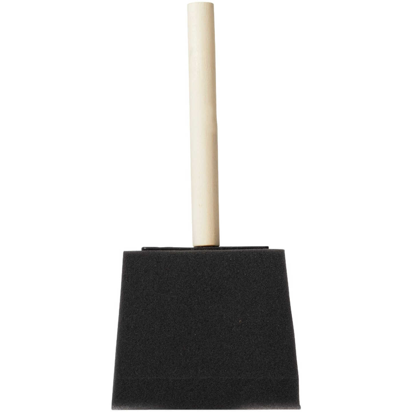Linzer Project Select 3 In. High Density Closed Cell Foam Brush with Wood Peg Handle Image 2