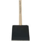 Linzer Project Select 3 In. High Density Closed Cell Foam Brush with Wood Peg Handle Image 1