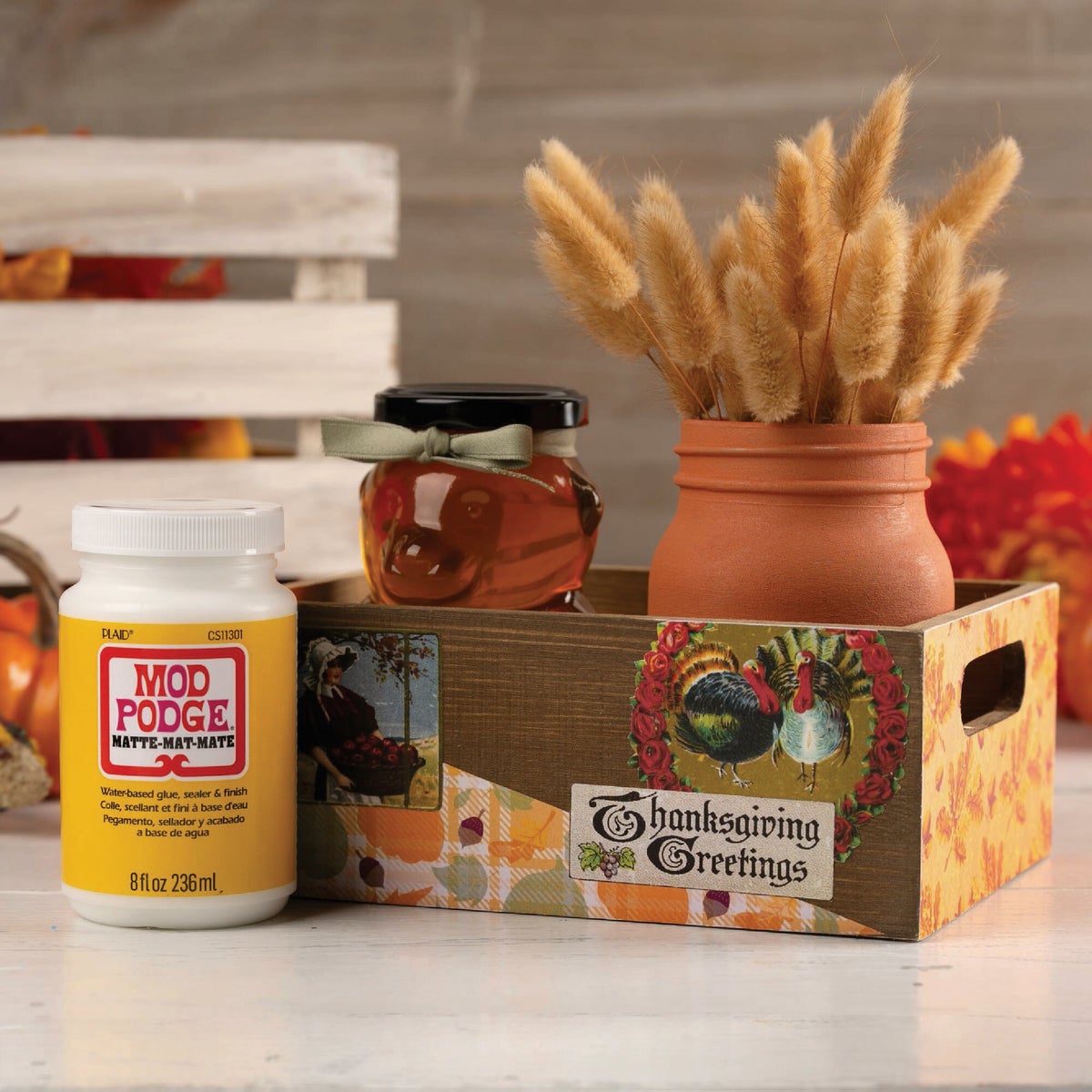 Mod Podge 8 Oz. Multi-Purpose Decoupage Glue, Matte Image 5