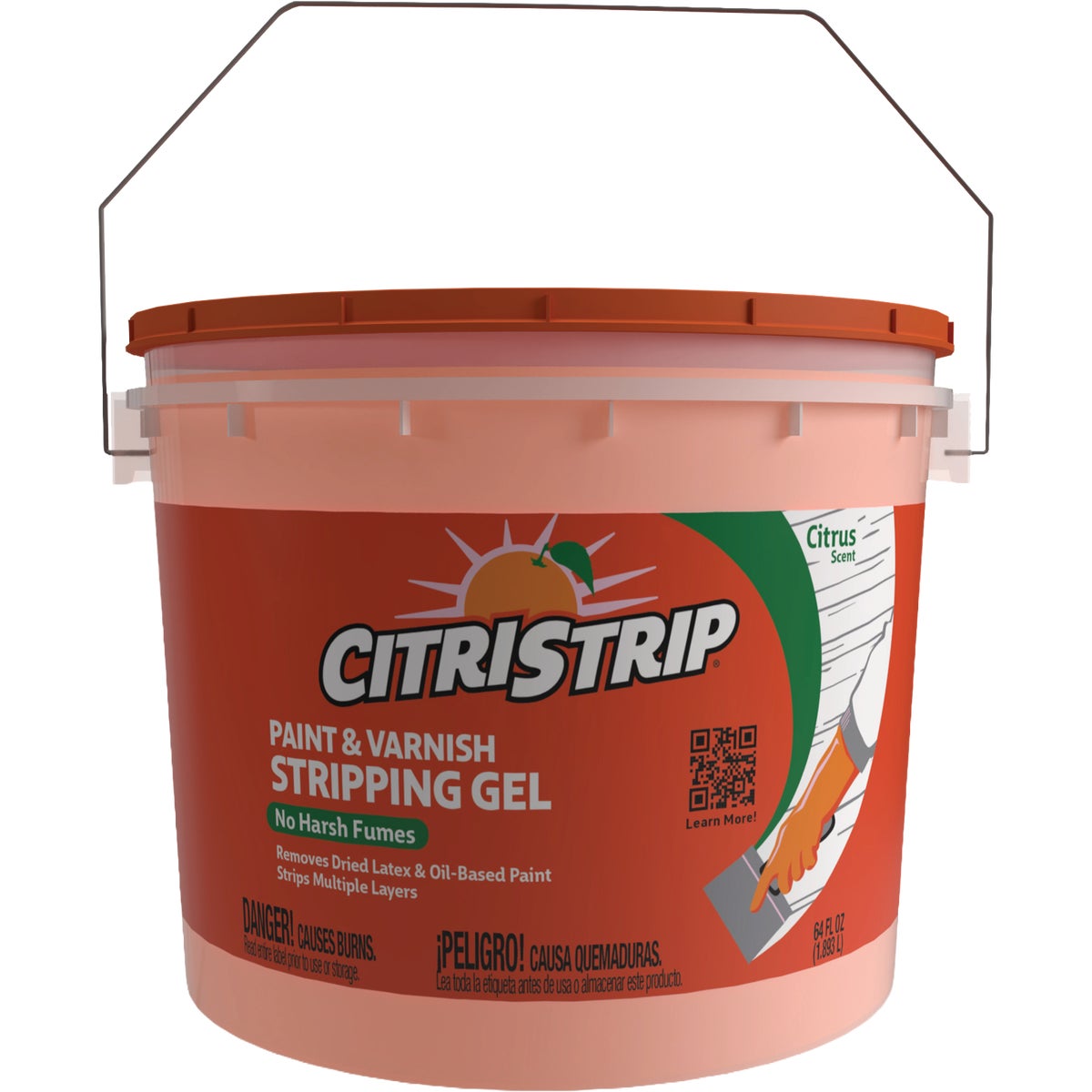 CITRISTRIP Paint & Varnish Stripping Paste, 64 Oz.