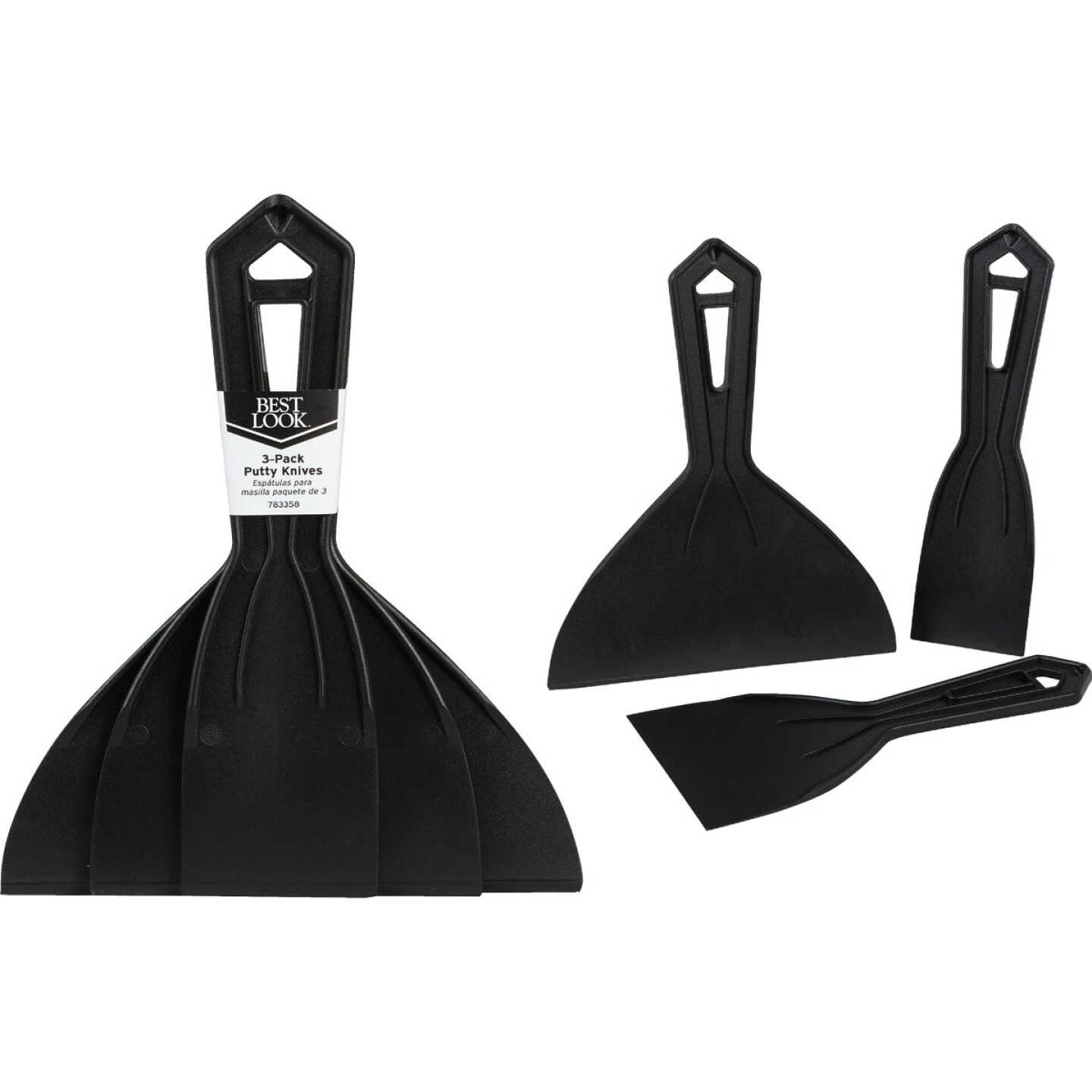 Master Painter Plastic Putty Knife Set (3-Piece) Image 1