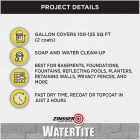 Zinsser WaterTite White General Purpose Waterproofing Paint, 5 Gal. Image 2