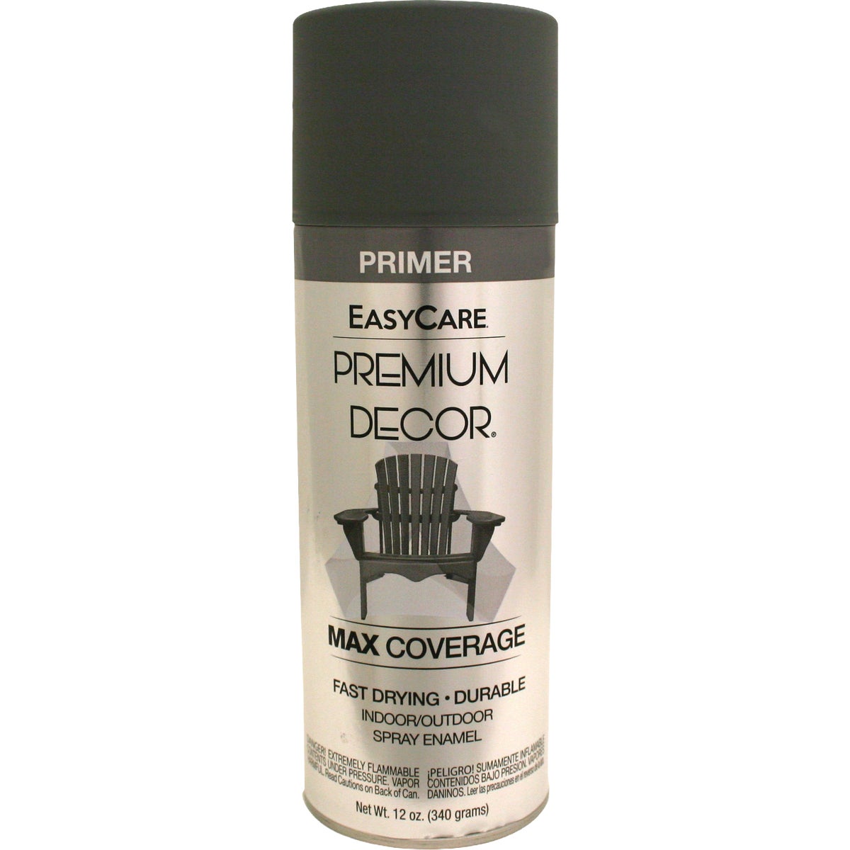 EasyCare Premium Decor 12 Oz. Spray Paint, Gray