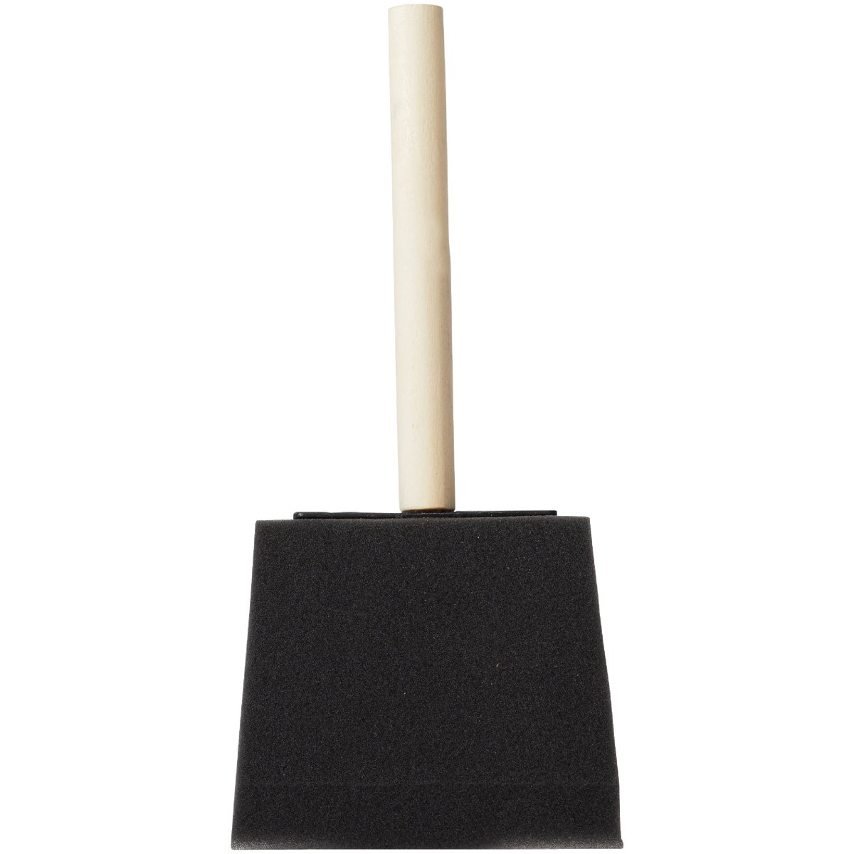 Linzer Project Select 4 In. High Density Closed Cell Foam Brush with Wood Peg Handle Image 2