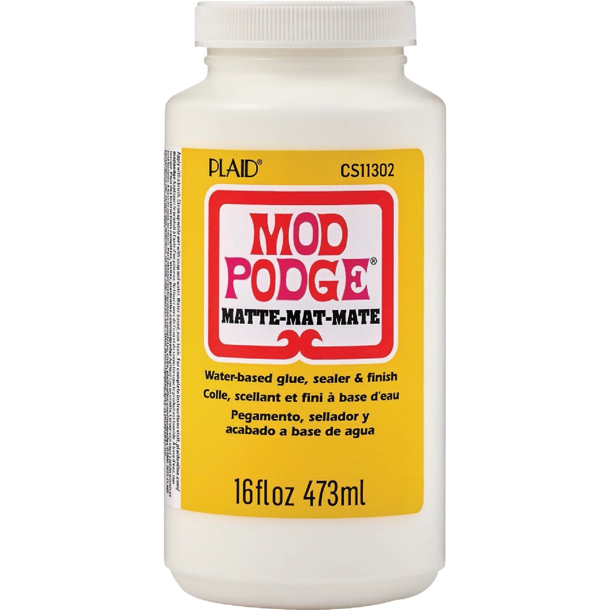 Mod Podge 16 Oz. Multi-Purpose Decoupage Glue, Matte