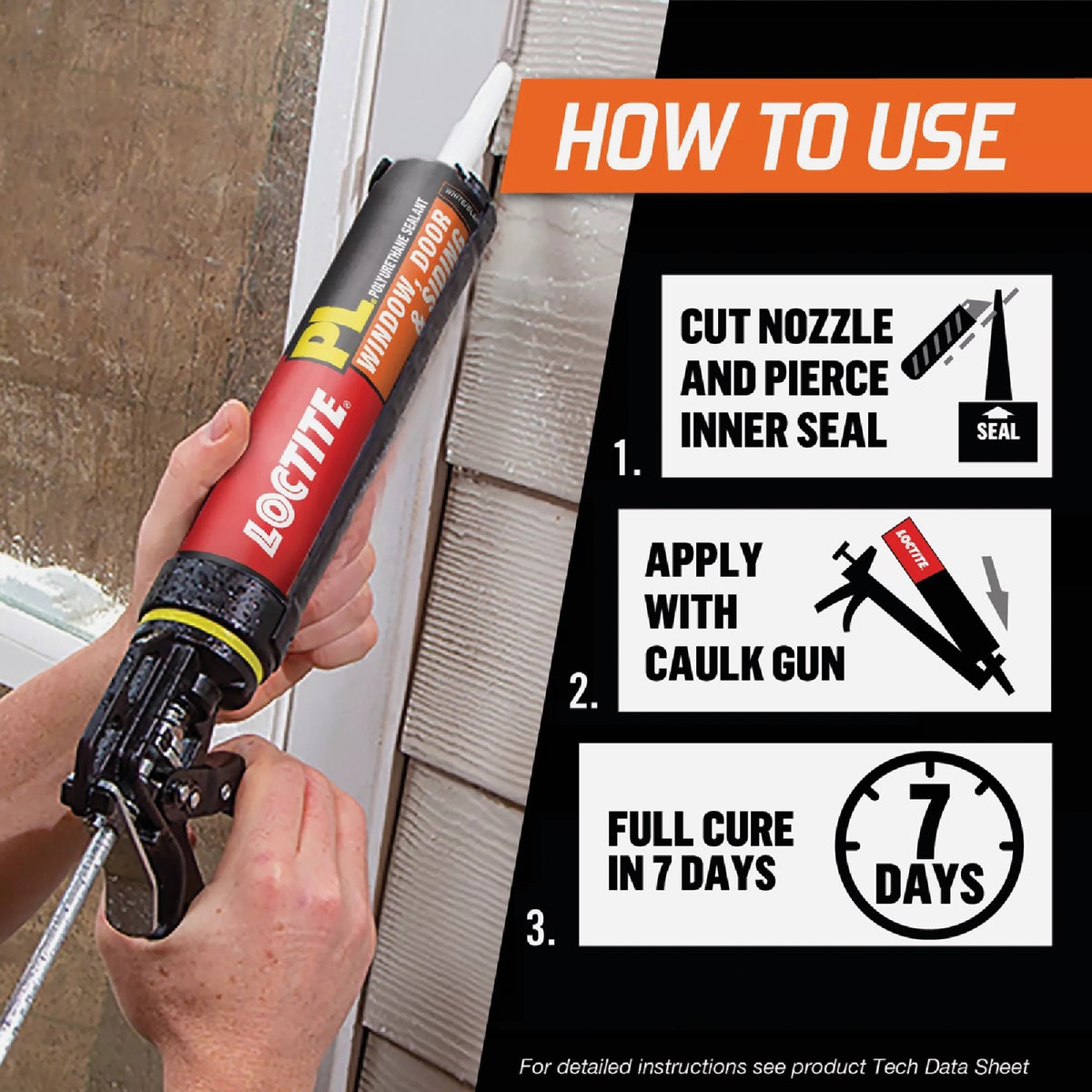 Loctite PL S40 10 Oz. Polyurethane Window, Door, & Siding Sealant, White Image 2