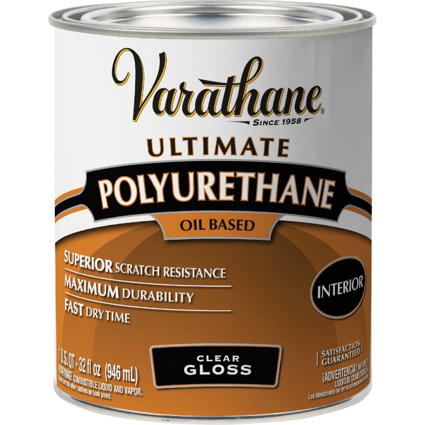 Varathane Gloss Interior Polyurethane, 1 Qt. Image 7