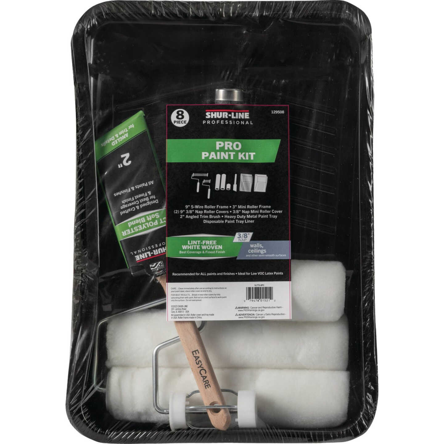 Shur-Line Professional Paint Roller & Metal Tray Set (8-Piece) Image 1
