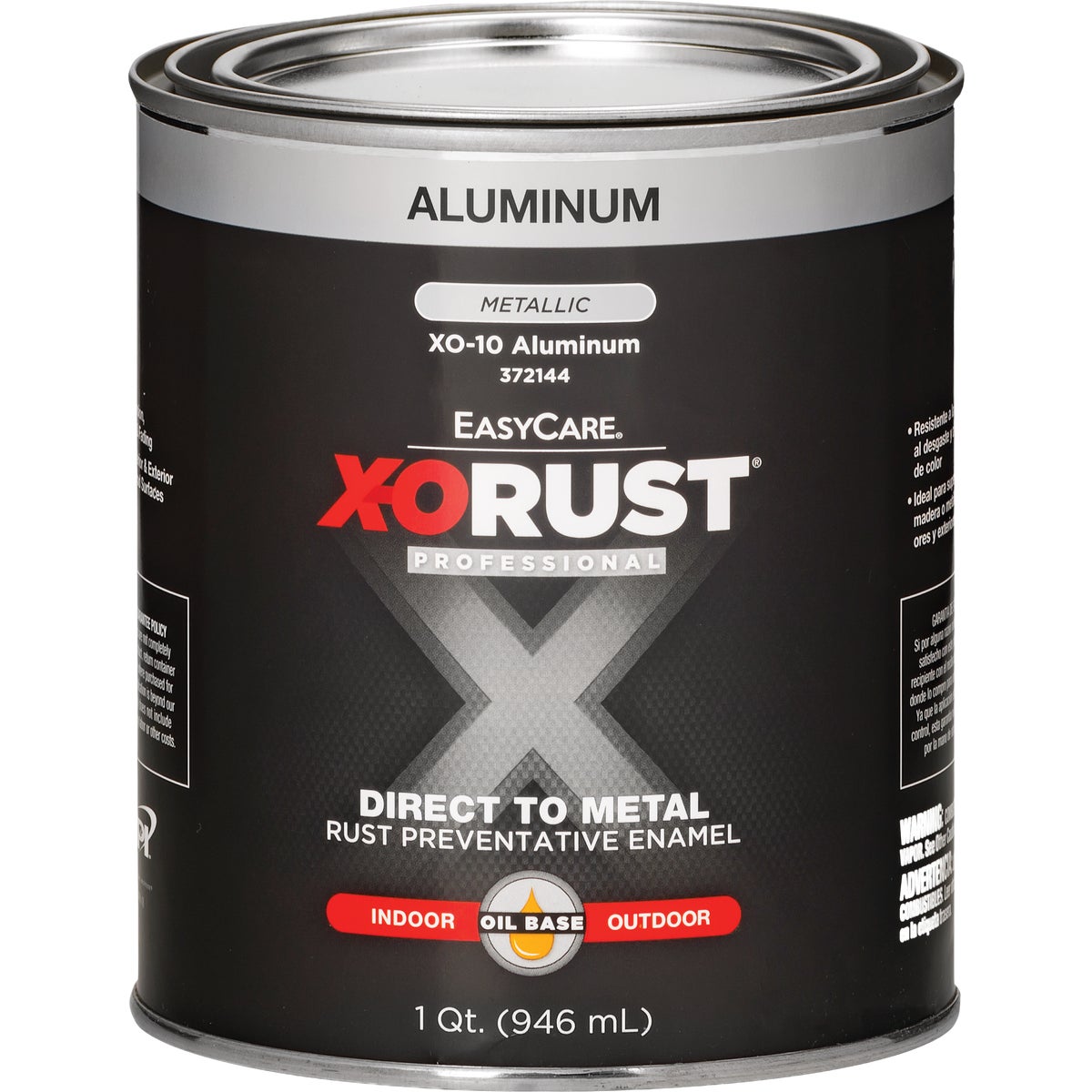 EasyCare X-O Rust Premium 1 Qt. Aluminum Gloss Anti-Rust Oil-Base Enamel