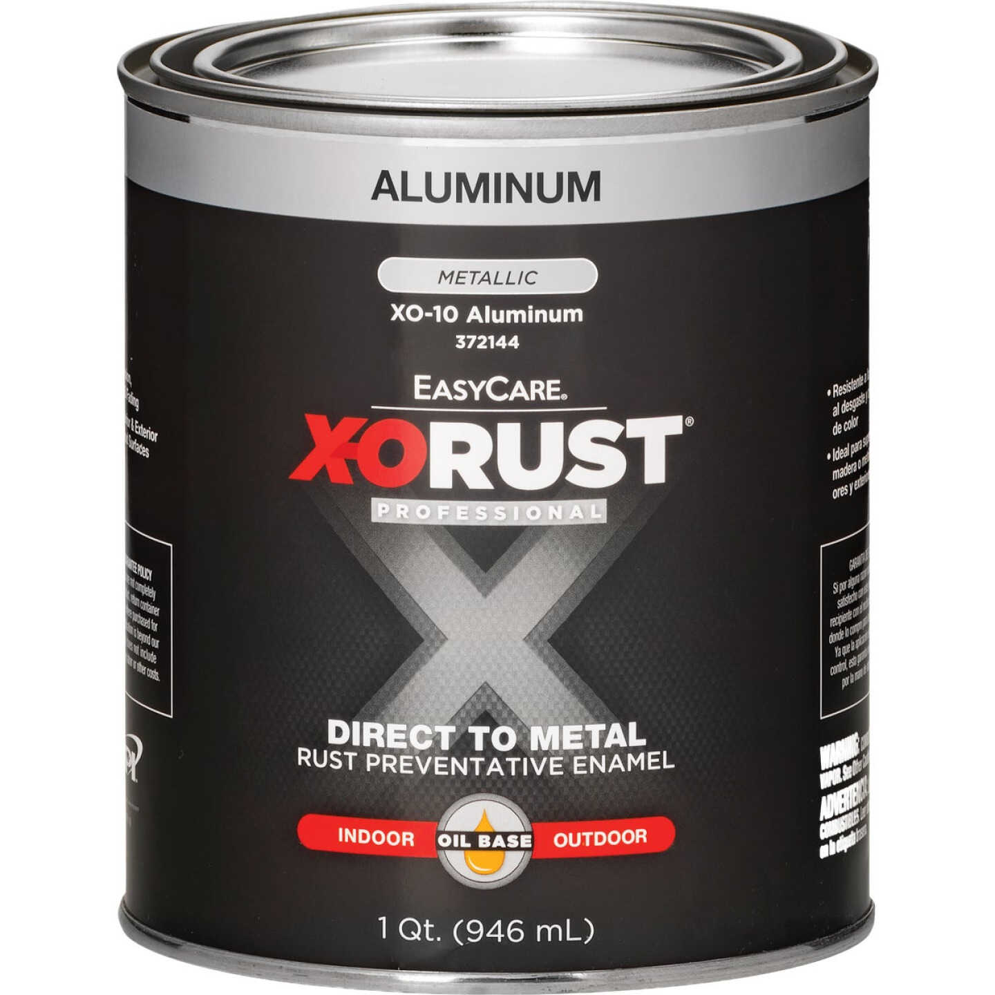 EasyCare X-O Rust Premium 1 Qt. Aluminum Gloss Anti-Rust Oil-Base Enamel Image 1