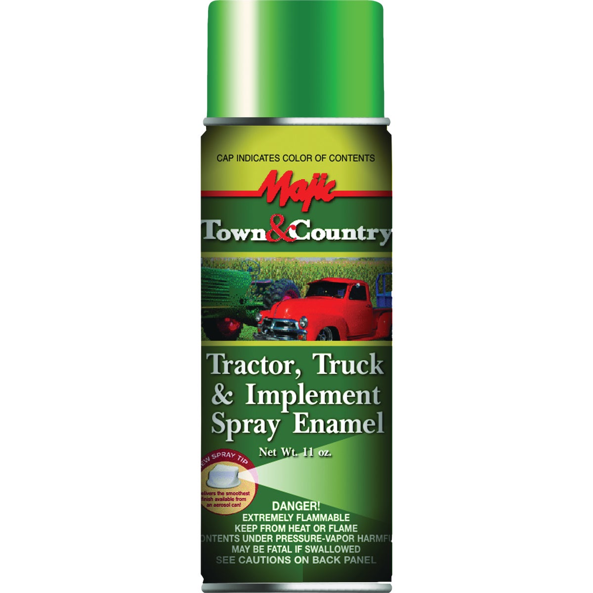 Majic Tractor, Truck & Implement Spray Enamel, John Deere Green, 12 Oz.