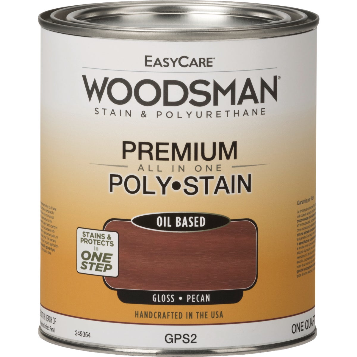 EasyCare Woodsman Gloss Polyurethane Stain, Pecan, 1 Qt.