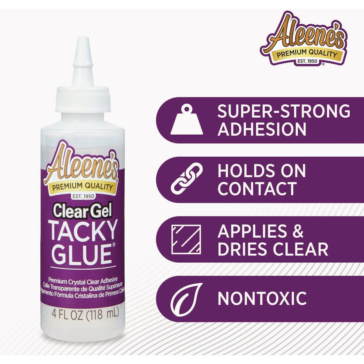 Aleene's 4 Oz. Clear Gel Tacky Glue Image 3