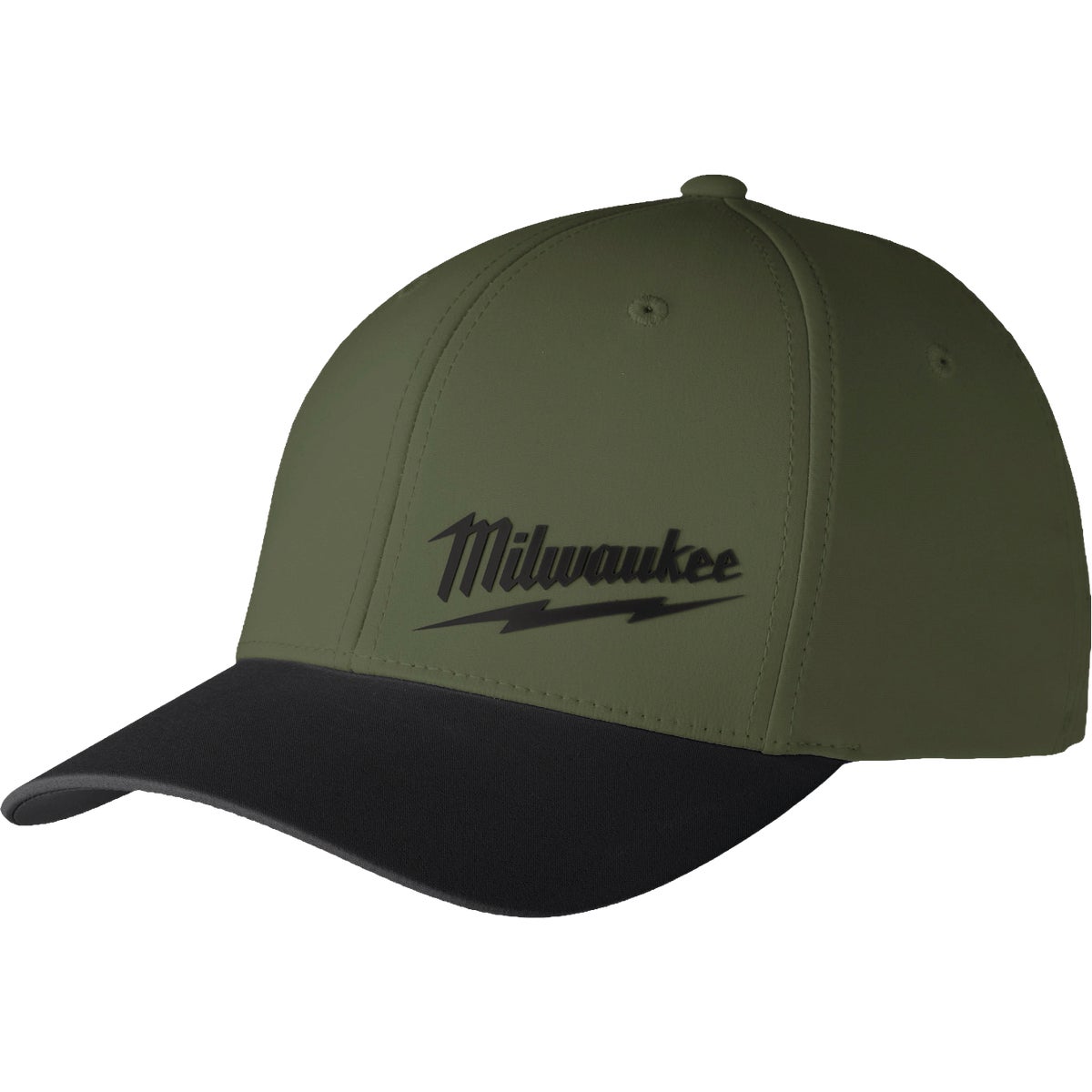 Milwaukee Workskin  Green Performance Fitted Hat, Large/XL
