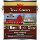 Majic Town and Country Oil-Based High-Gloss Barn and Fence Paint, Black, 1 Gal. Image 1