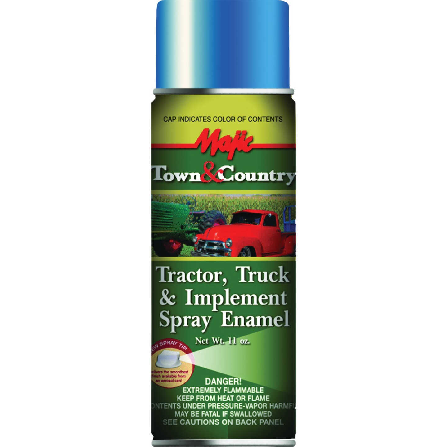 Majic Tractor, Truck & Implement Spray Enamel, Ford Blue, 12 Oz. Image 1
