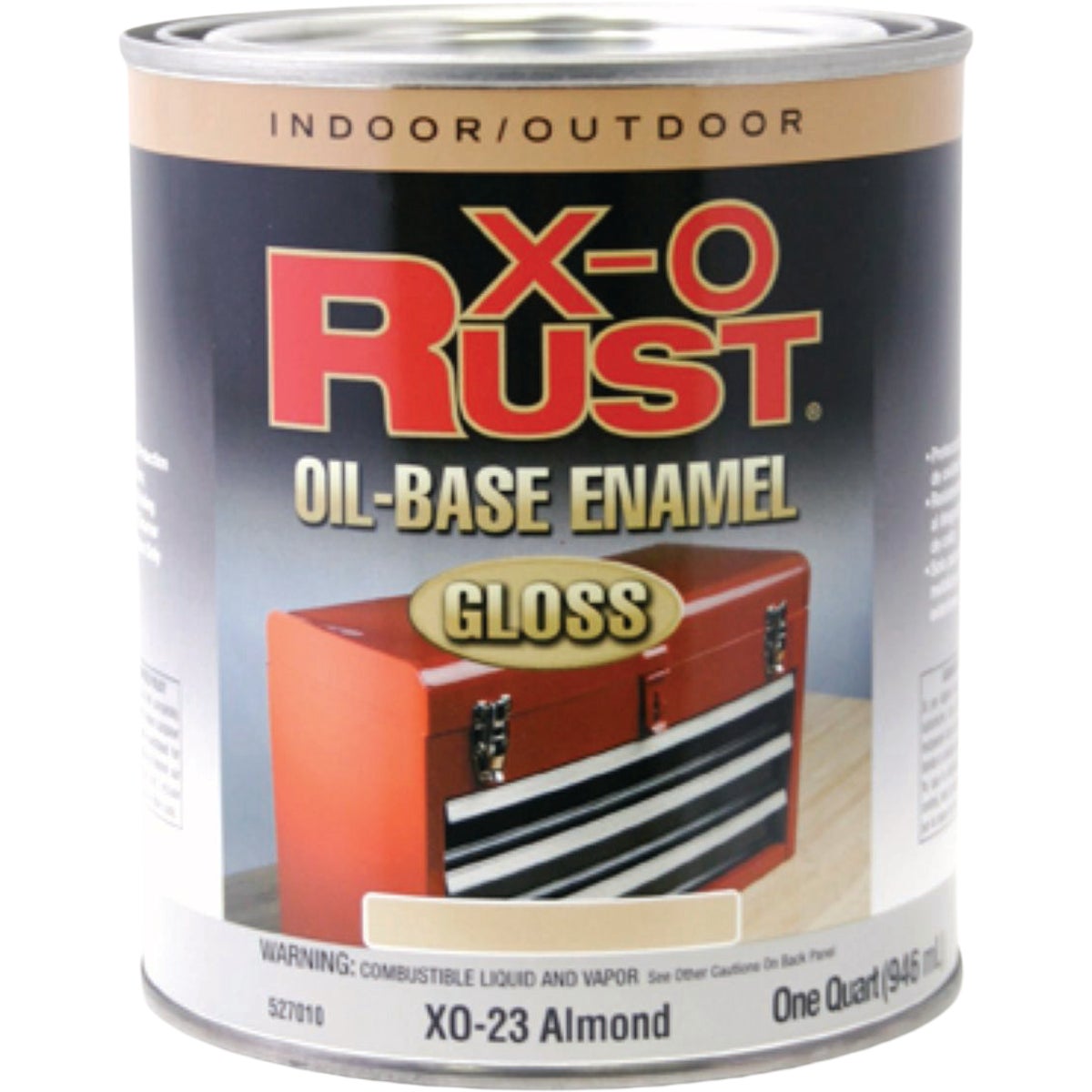 EasyCare X-O Rust Premium 1 Qt. Gloss Almond Interior/Exterior Oil-Base Anti-Rust Paint