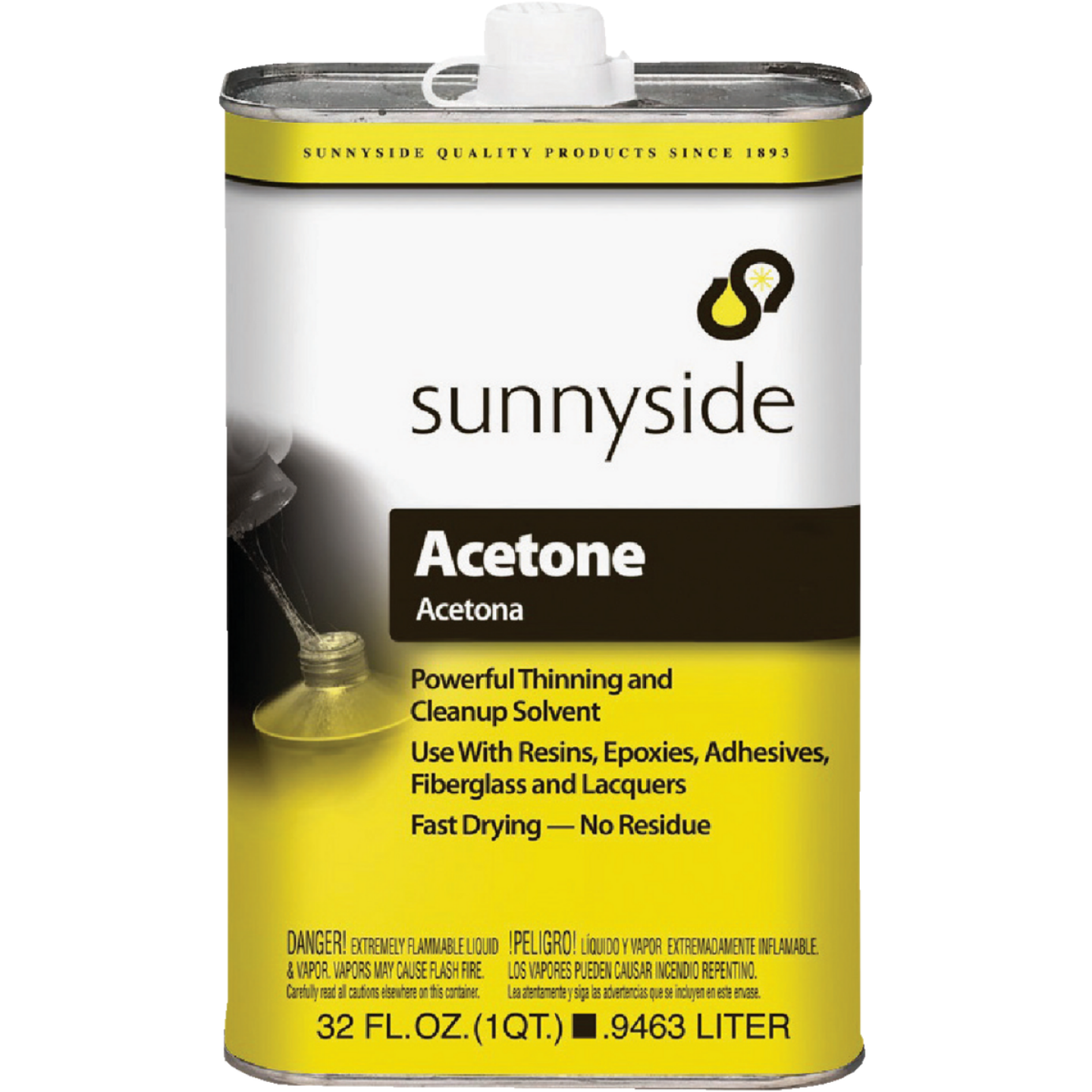 Sunnyside Acetone, 1 Qt. Image 1