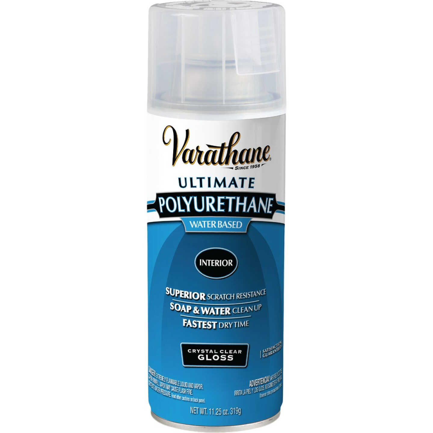 Varathane Gloss Clear Interior Water-Based Spray Polyurethane, 11.25 Oz. Image 7