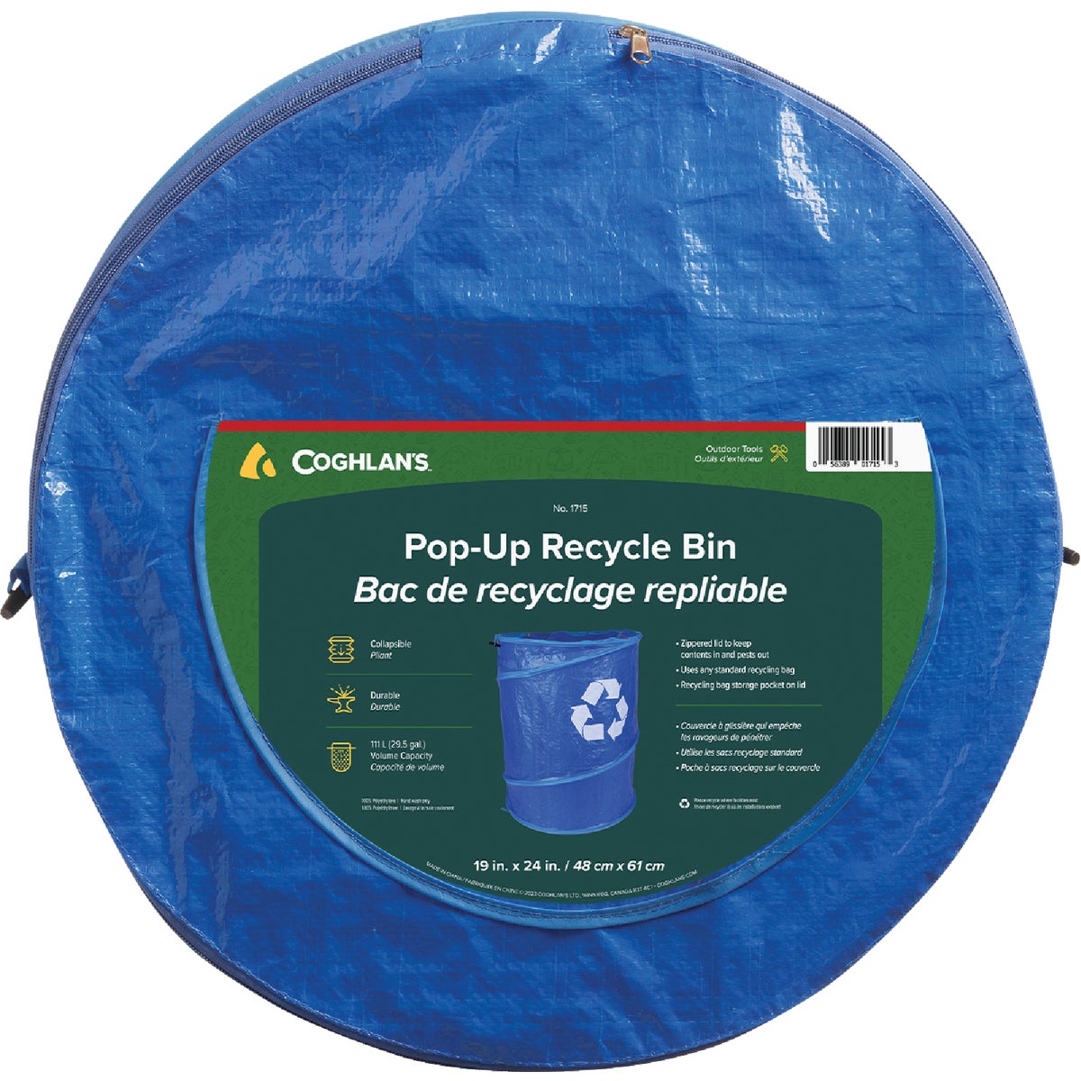 Coghlans 29.5 Gal. Pop-Up Recycle Bin