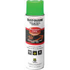Rust-Oleum Industrial Choice Precision Line 17 Oz. Fluorescent Green Inverted Marking Paint Image 2