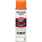 Rust-Oleum Industrial Choice Precision Line 17 Oz. Fluorescent Orange Inverted Marking Spray Paint Image 2