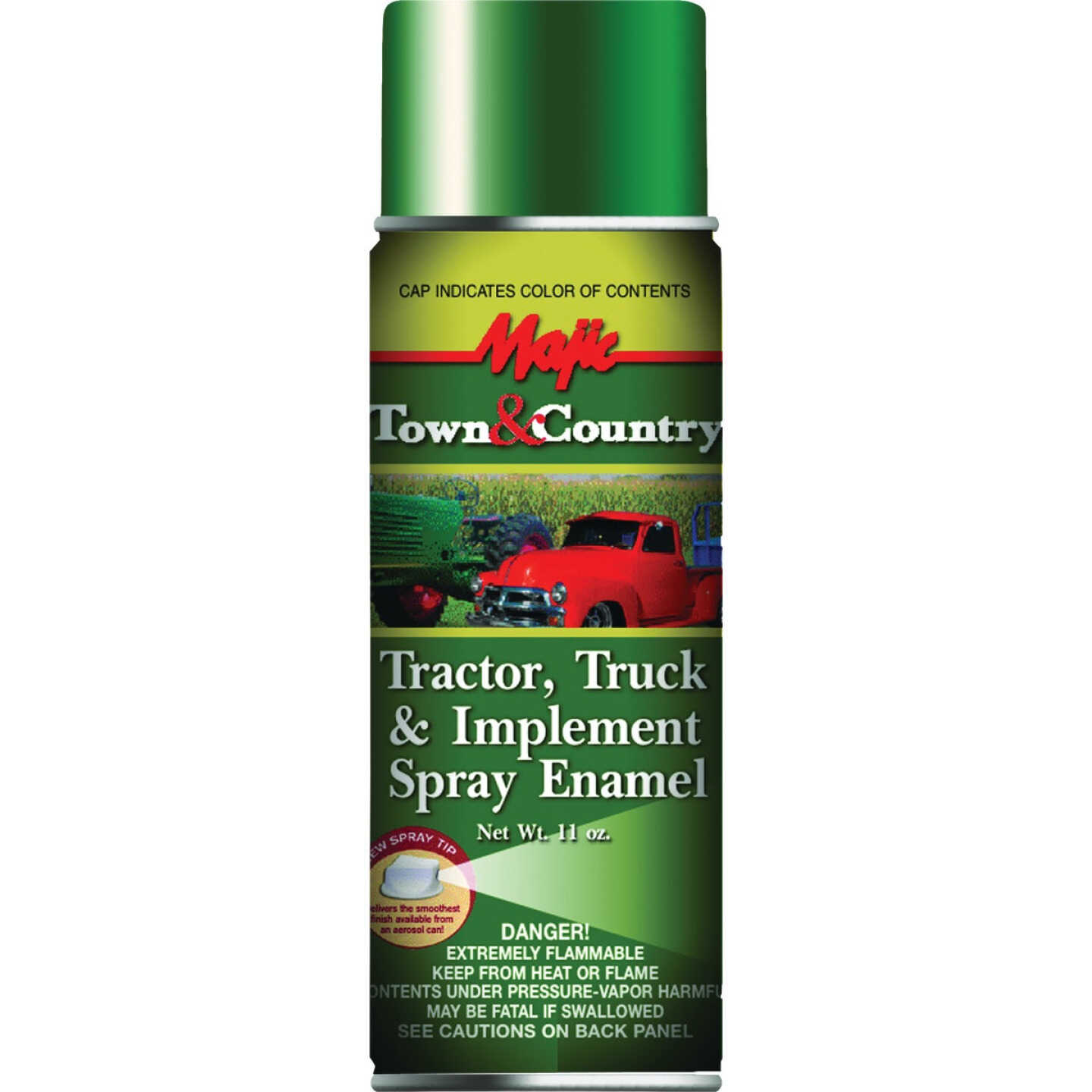 Majic Tractor, Truck & Implement Spray Enamel, Oliver Green, 12 Oz. Image 1