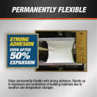 Dap Dynaflex 230 5.5 Oz. 100% Waterproof Window, Door, Siding & Trim Elastomeric Sealant, Clear Image 3