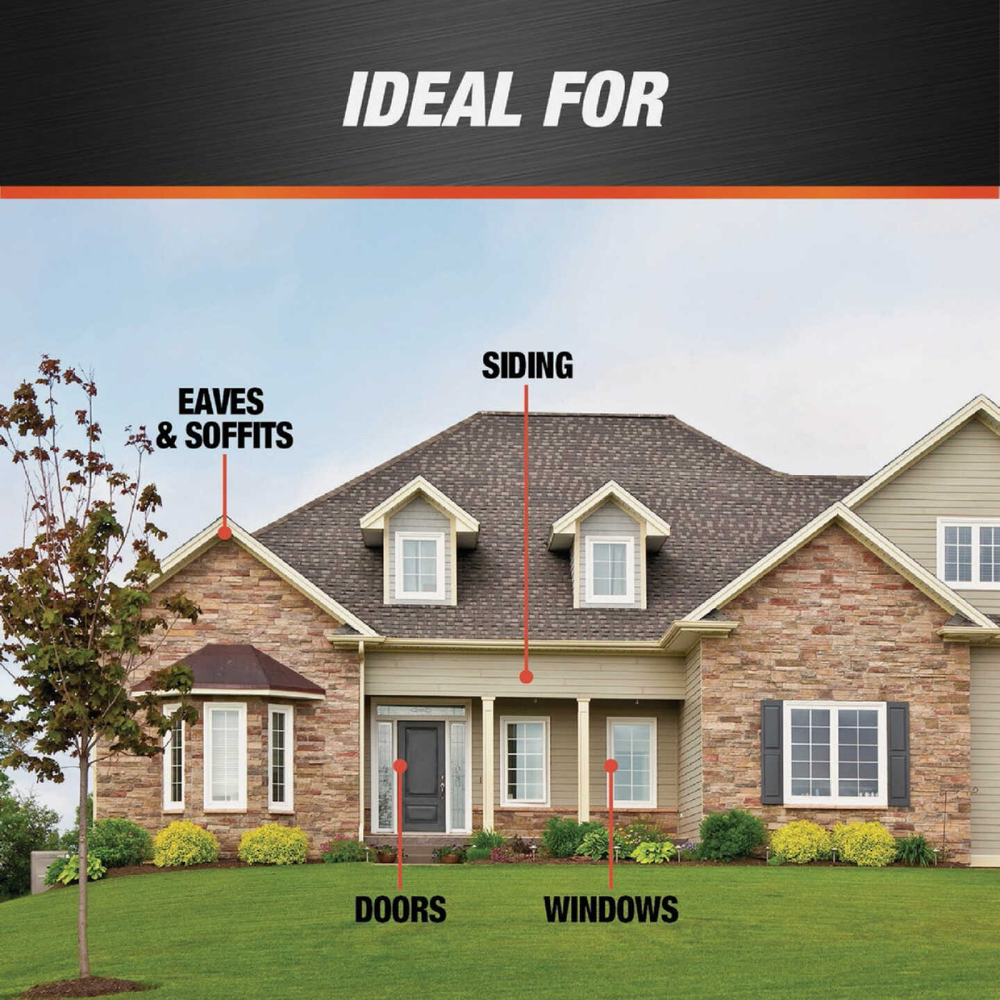 Dap Dynaflex 230 5.5 Oz. 100% Waterproof Window, Door, Siding & Trim Elastomeric Sealant, Clear Image 6