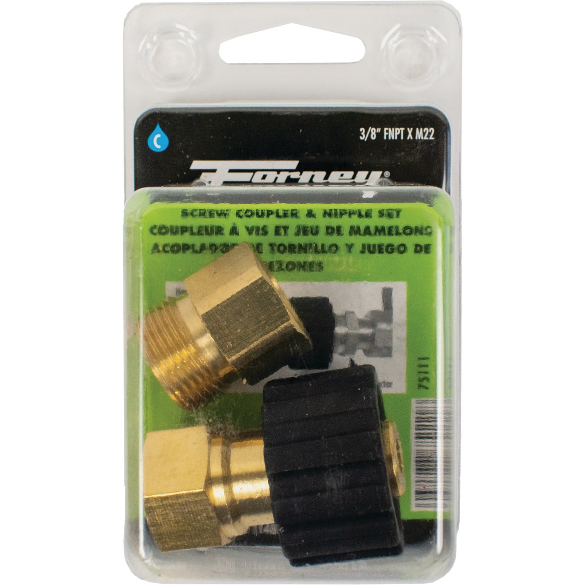 Forney M22 x 3/8 In. FNPT Pressure Washer Connector Image 2