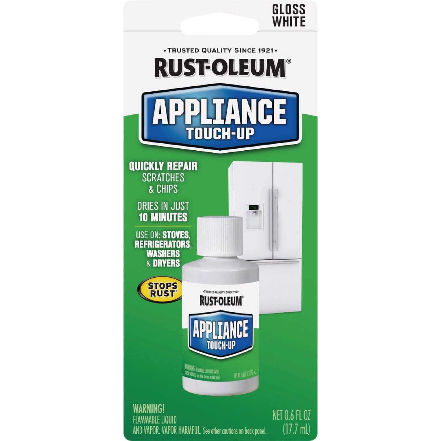 Rust-Oleum Specialty Appliance White Gloss 0.6 Oz. Spray Paint Image 6