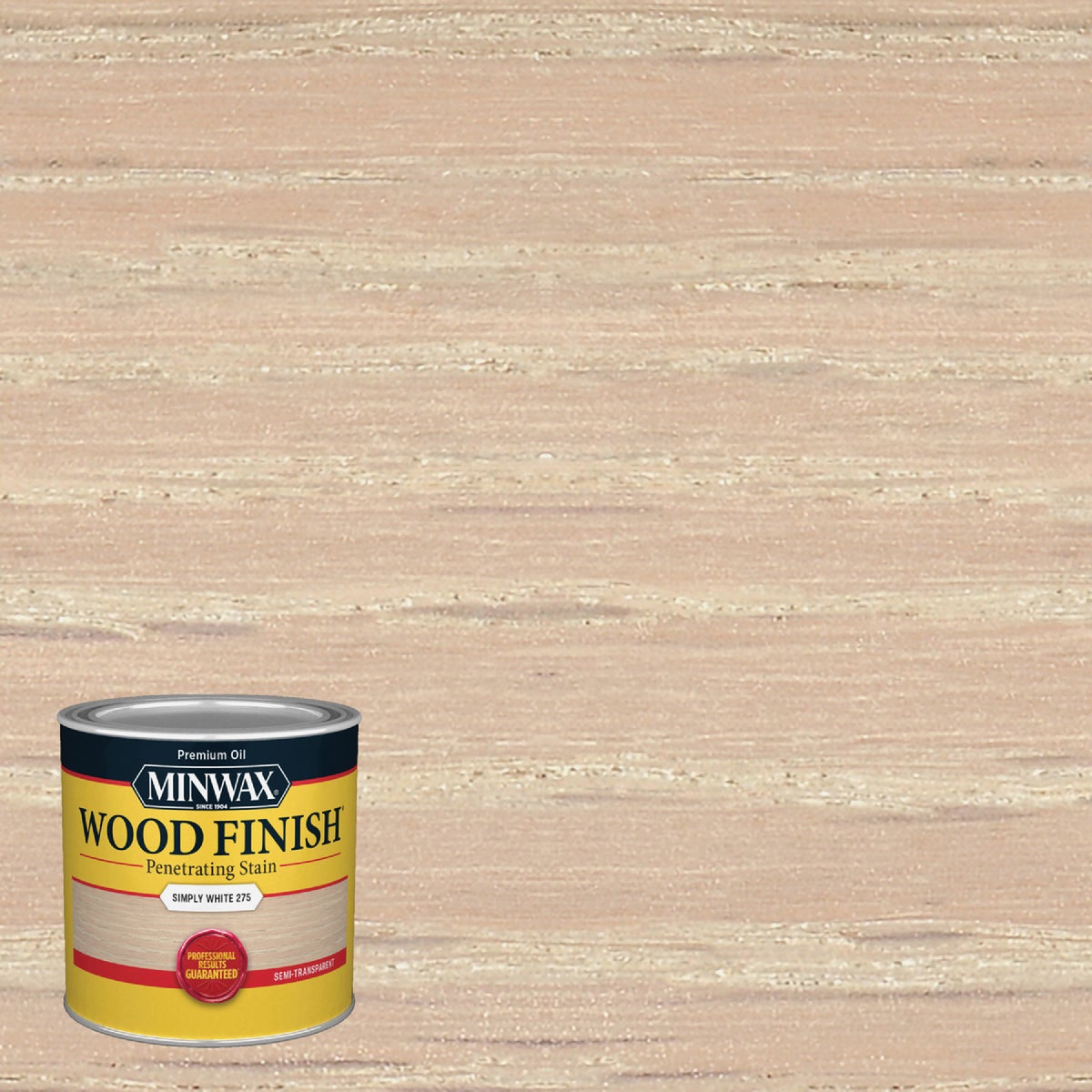 Minwax 1/2 Pt. Simply White Wood Finish Image 1
