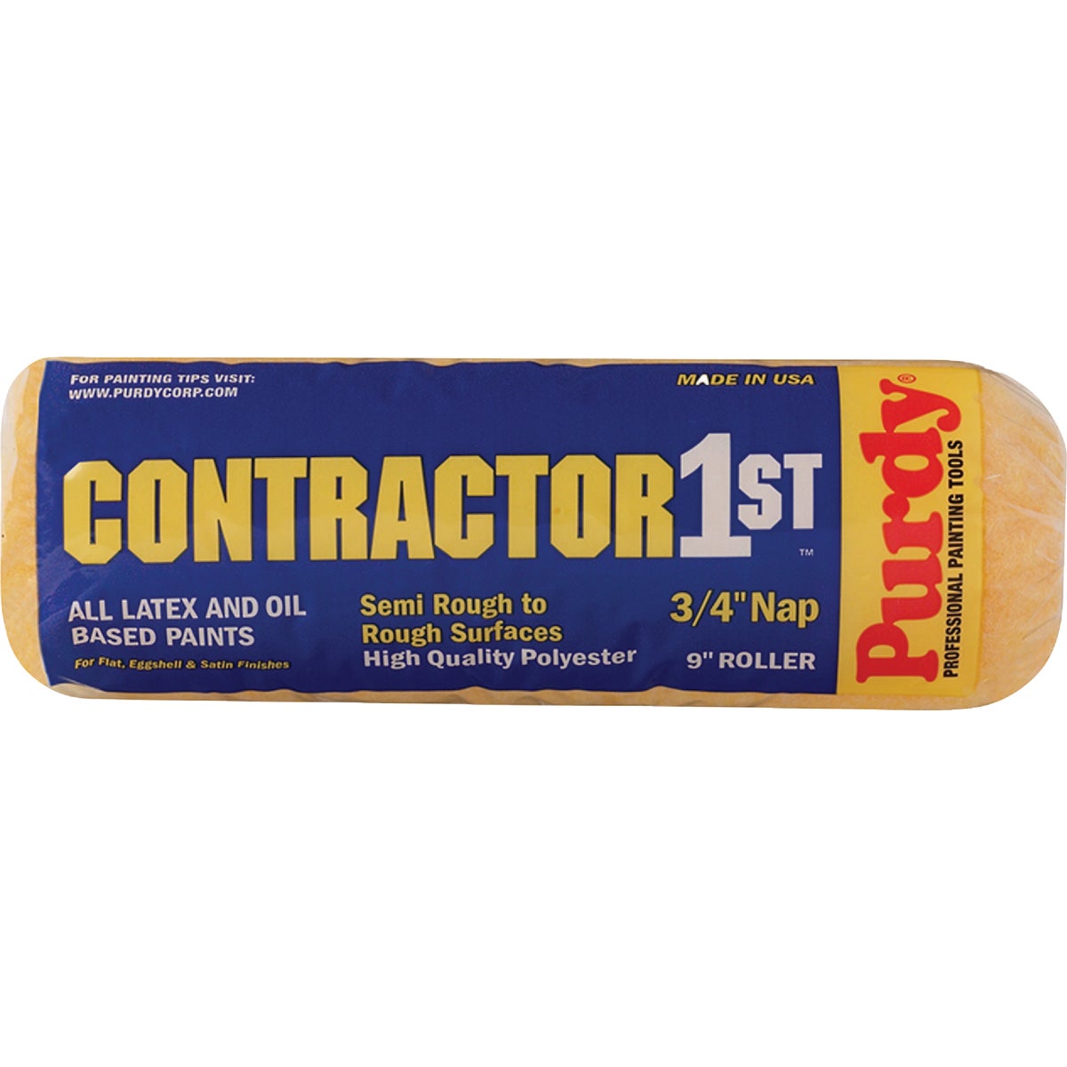Purdy Contractor 1st 9 In. x 3/4 In. Knit Fabric Roller Cover Image 1
