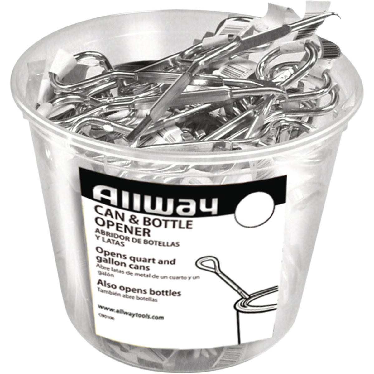 Allway Tools Can & Bottle Opener Display (100-Count)