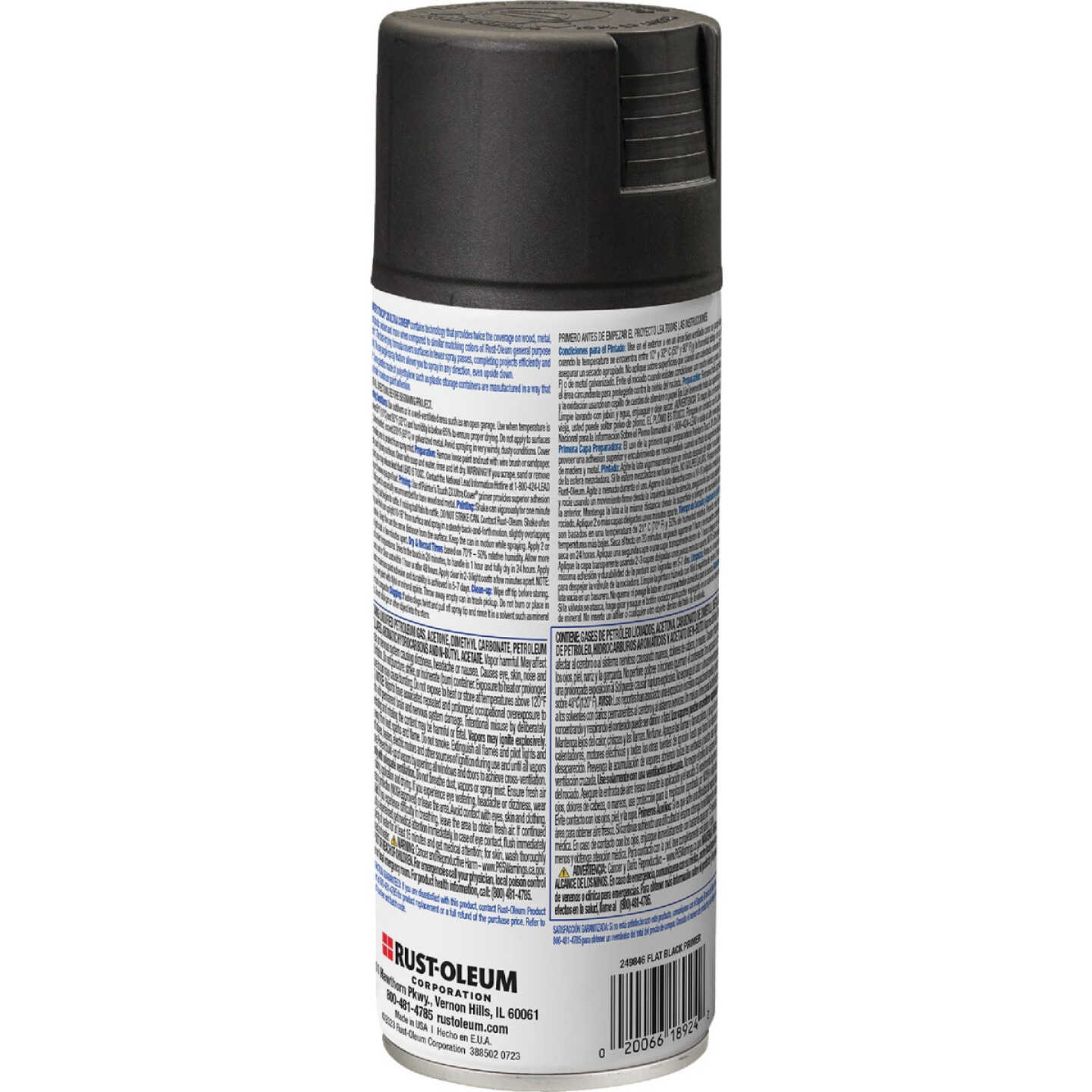 Rust-Oleum Painter's Touch 2X Ultra Cover Flat Black Spray Paint Primer Image 3