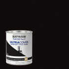 Rust-Oleum Painter's Touch 2X Ultra Cover Premium Latex Paint, Black Gloss, 1 Qt. Image 1