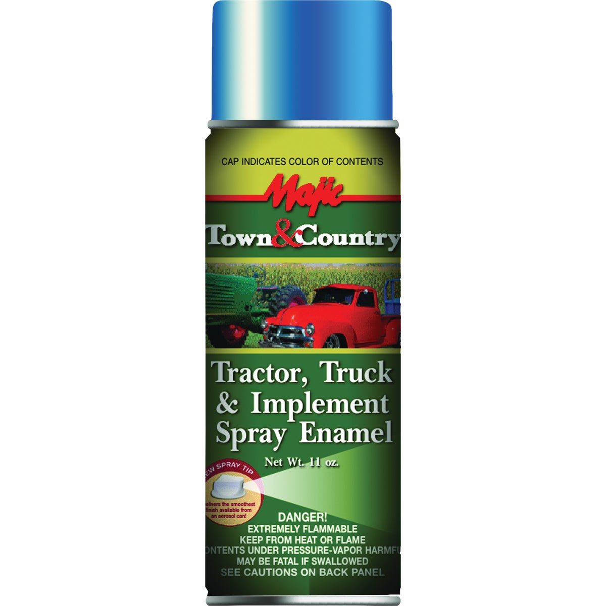 Majic Tractor, Truck & Implement Spray Enamel, New Ford/ New Holland Blue, 12 Oz.