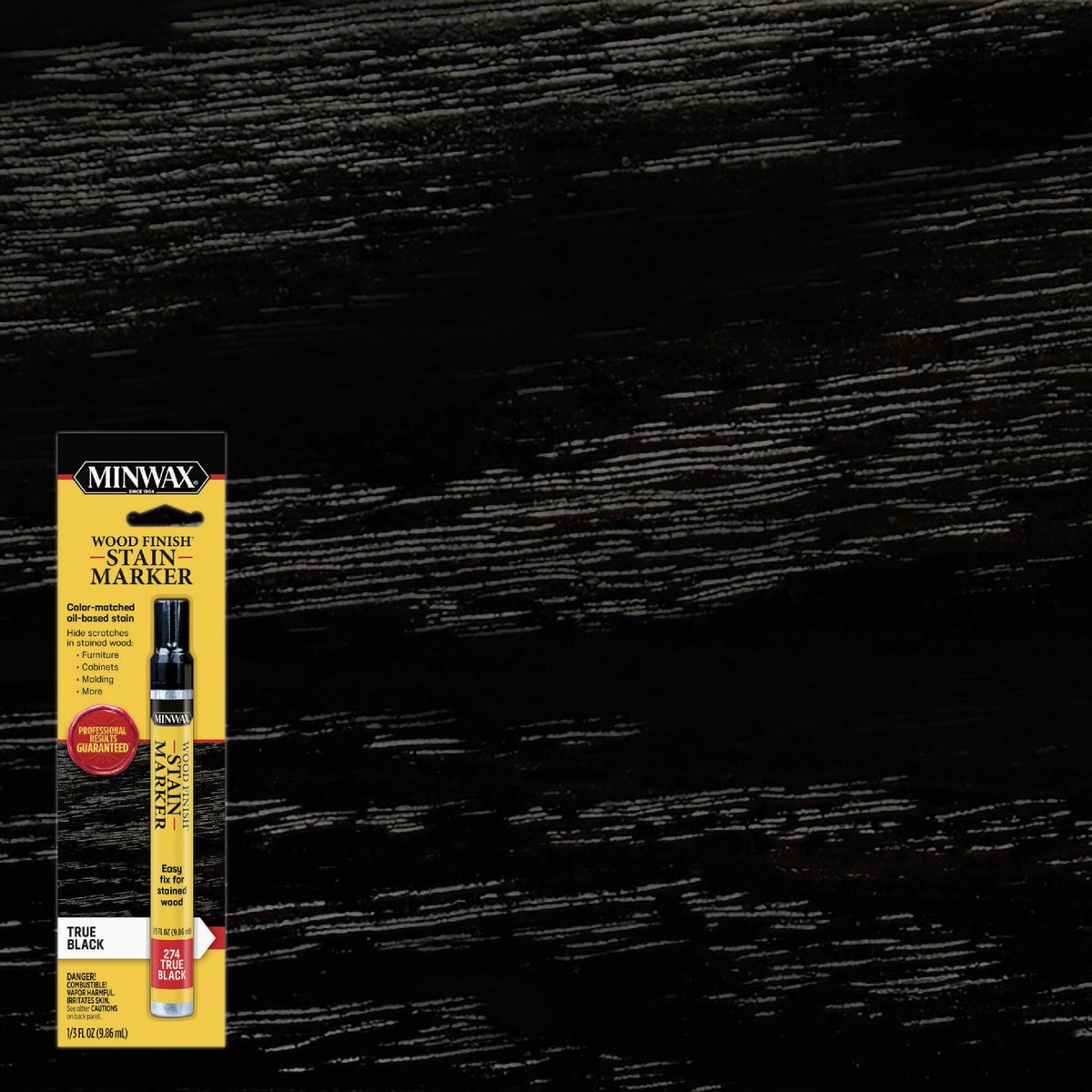 Minwax Wood Finish True Black Stain Marker